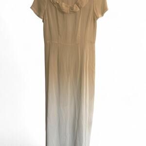 Comme des garcons silk dress overlay
